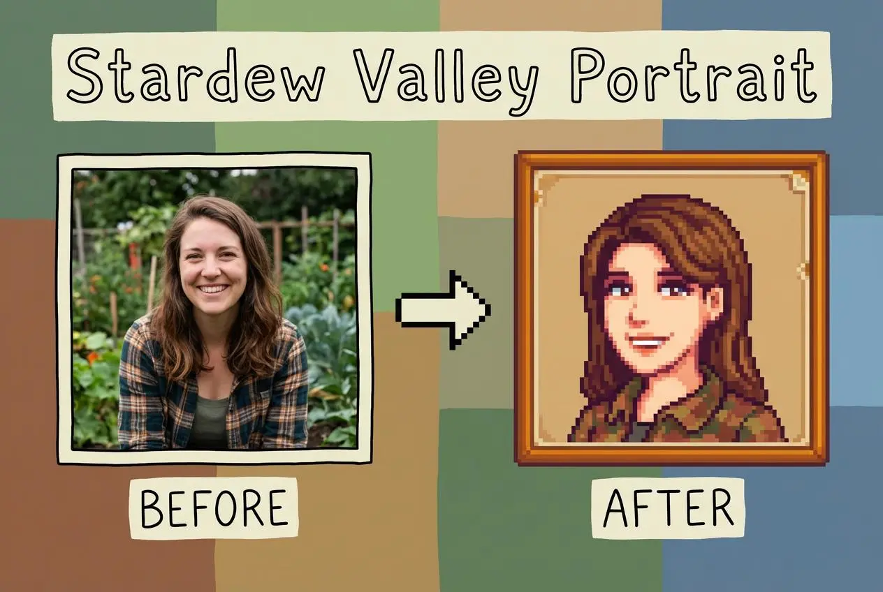 stardew valley portrait by weshop ai