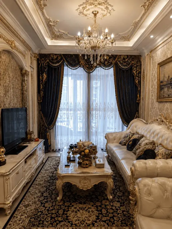 living room design by weshop ai