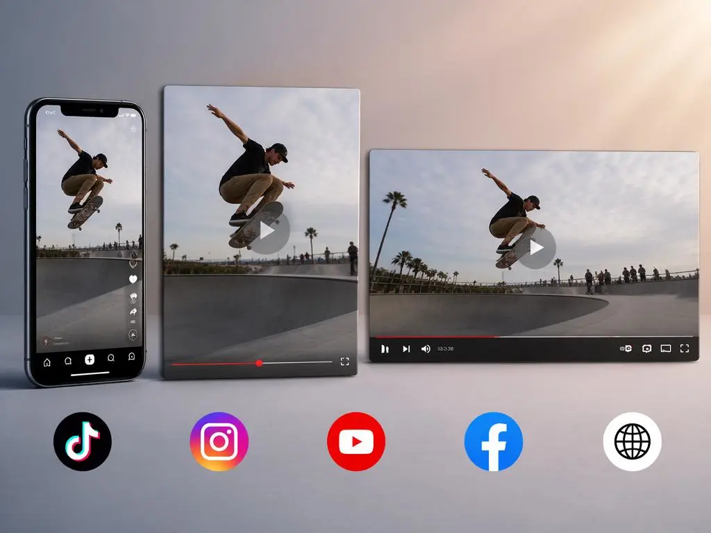 Aspect ratio control video