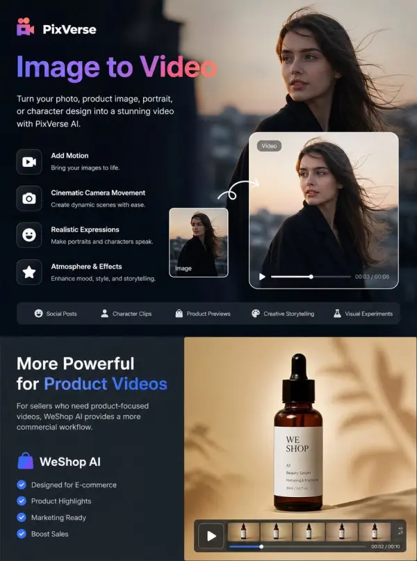 pixverse ai por weshop ai