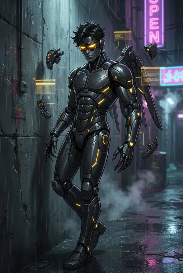 murder drone oc maker by weshop ai