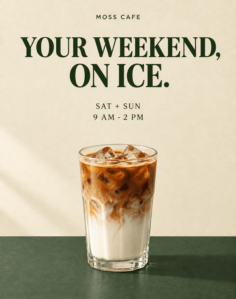 GPT Image 2.5 Flare: Create and Edit a Cafe Promo Poster