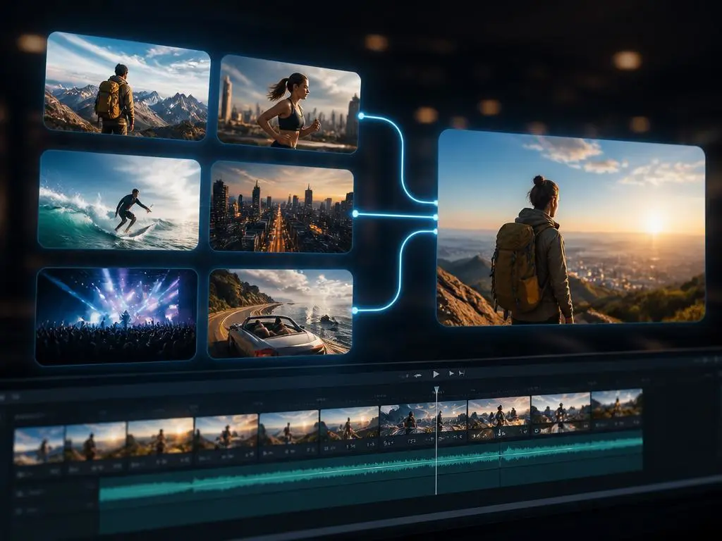 Combine AI-Generated Video Clips