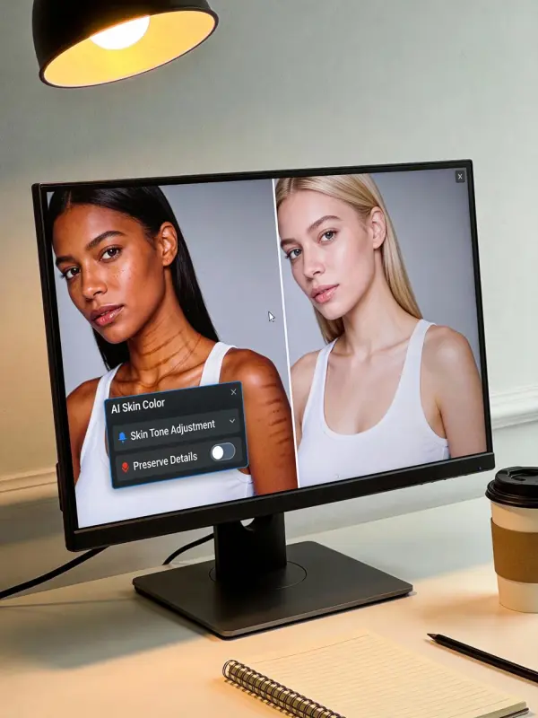 ai skin color changer by weshop ai