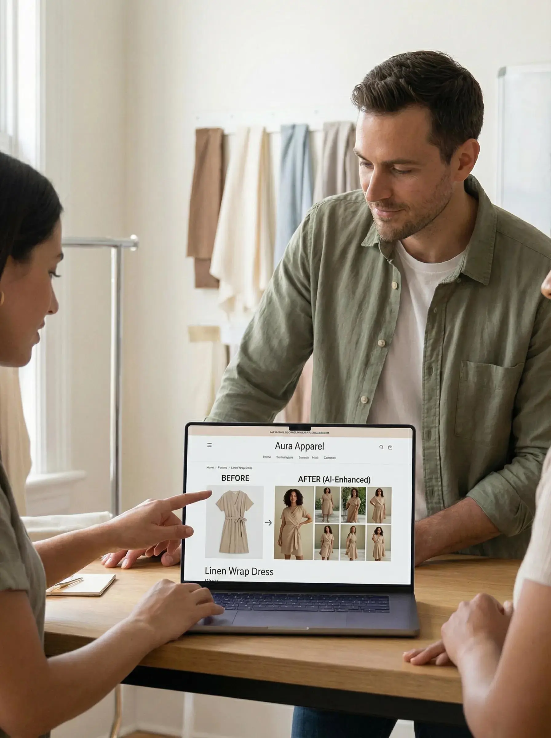 virtual try-on by weshop ai
