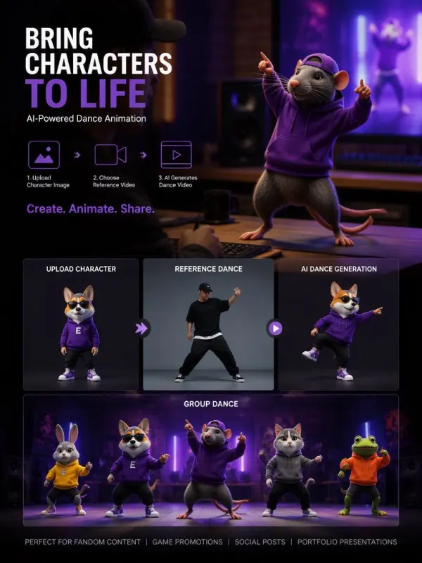 engaging dance video by weshop ai