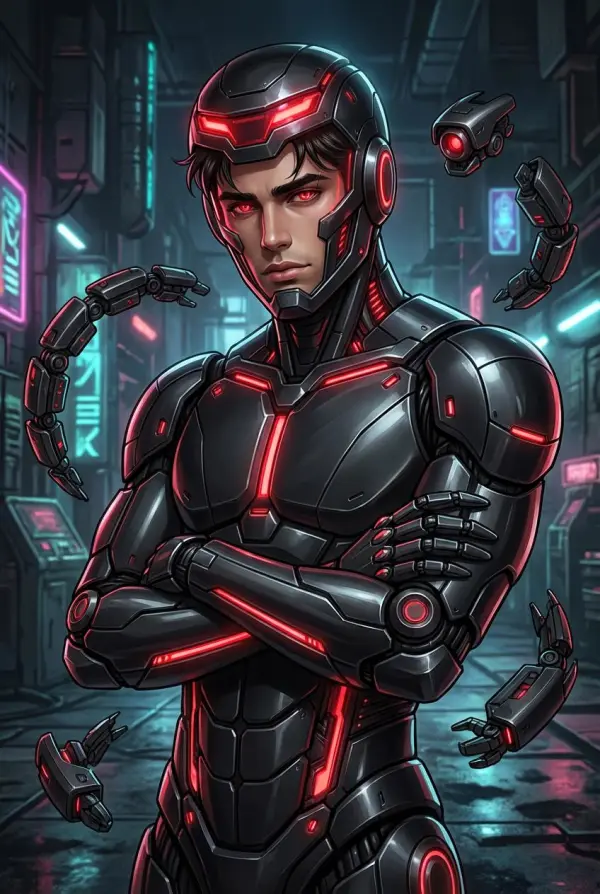 murder drone oc maker by weshop ai