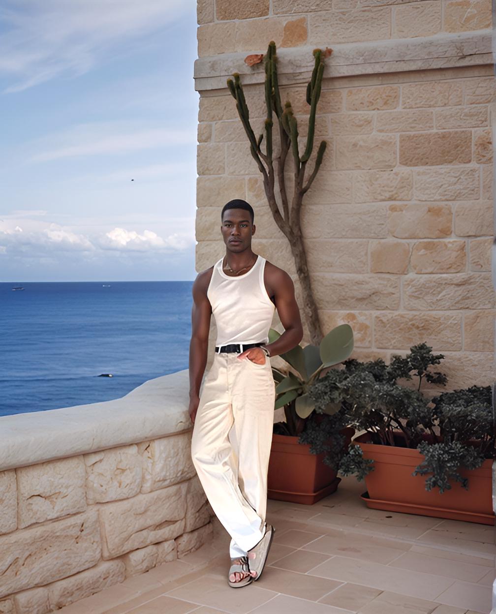 Location - Mediterranean Style Stone Wall