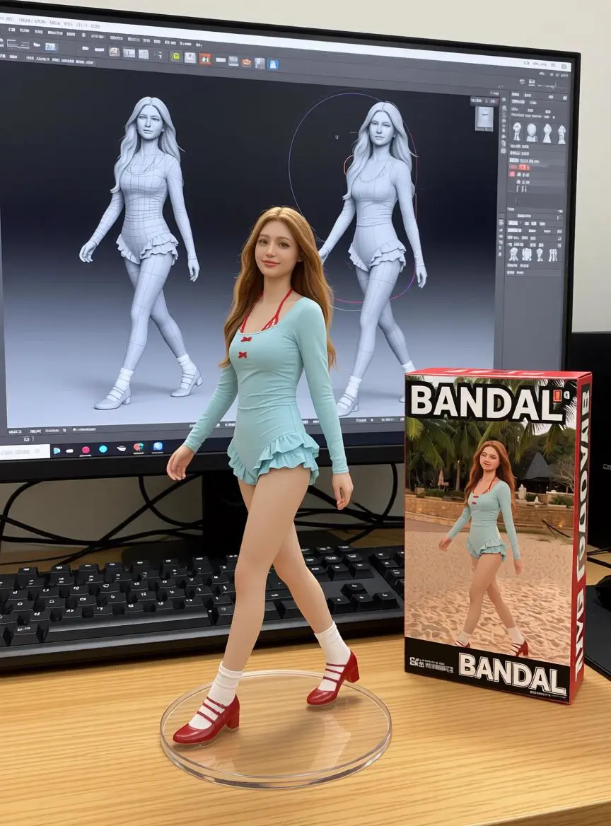 figura de acción IA por WeShop AI