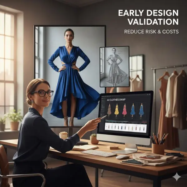 смена одежды ai от WeShop AI
