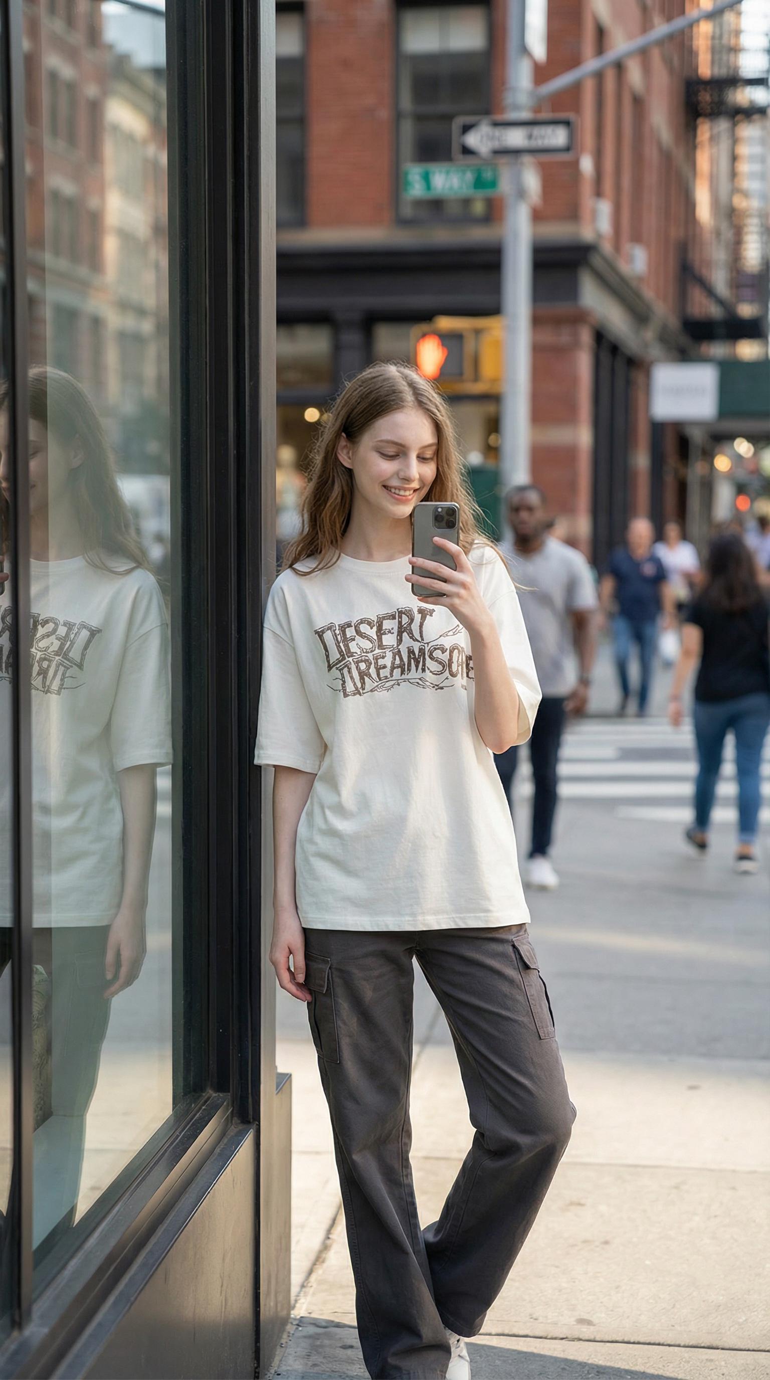 AI model generated from flat lay garment photo for ecommerce by weshop ai