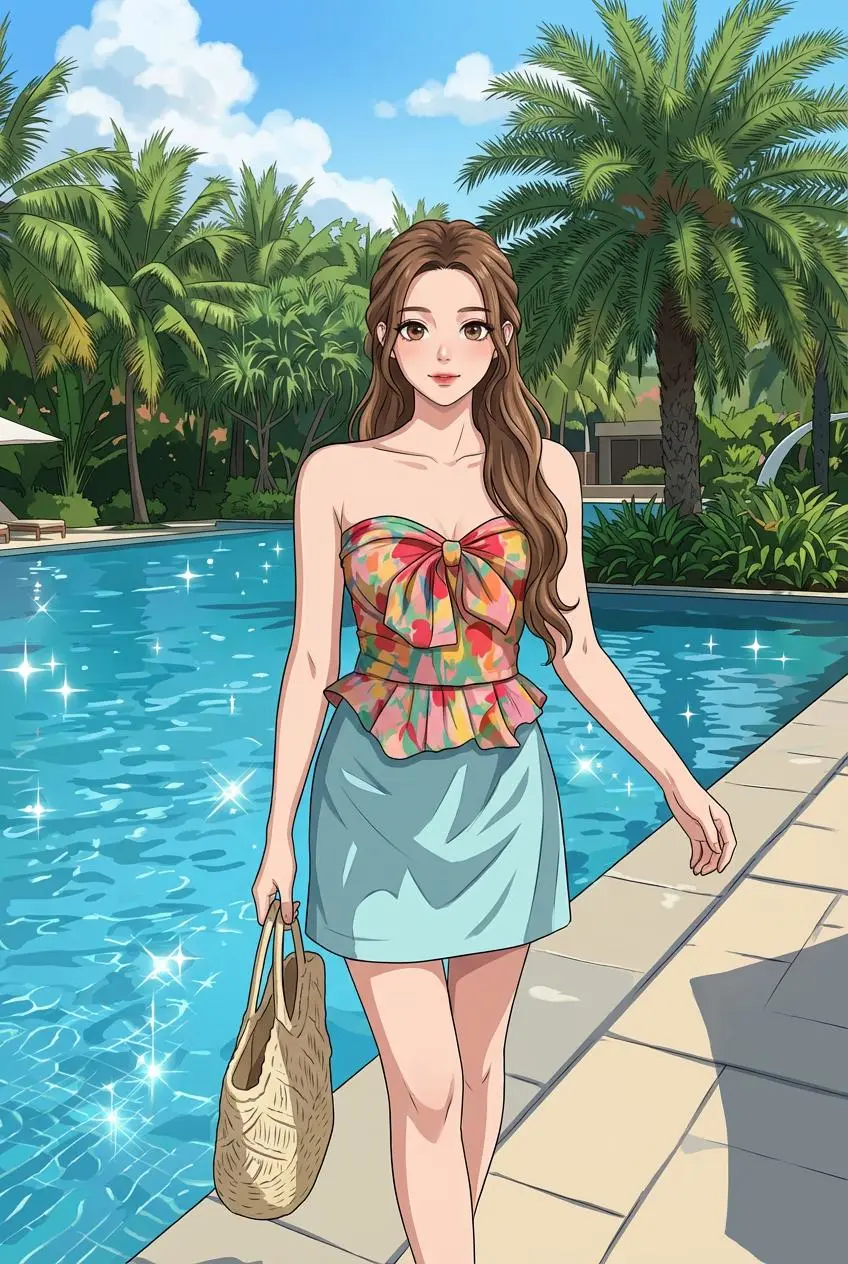 ai cute anime girl ai bikini by weshop ai