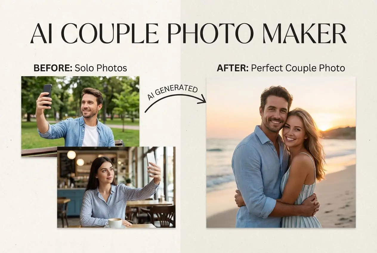 ai couple photo maker  by weshop ai 