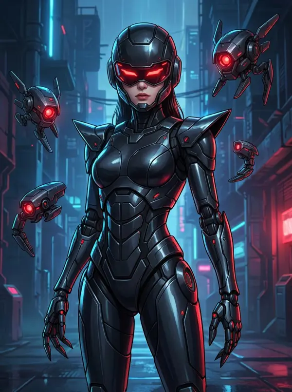 murder drone oc maker by weshop ai