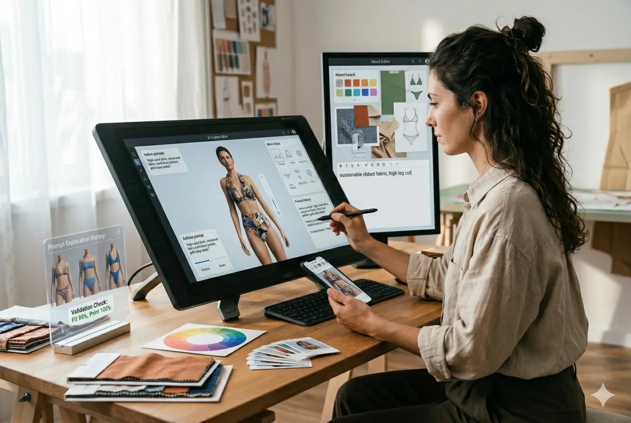 дизайн бикини от weshop ai