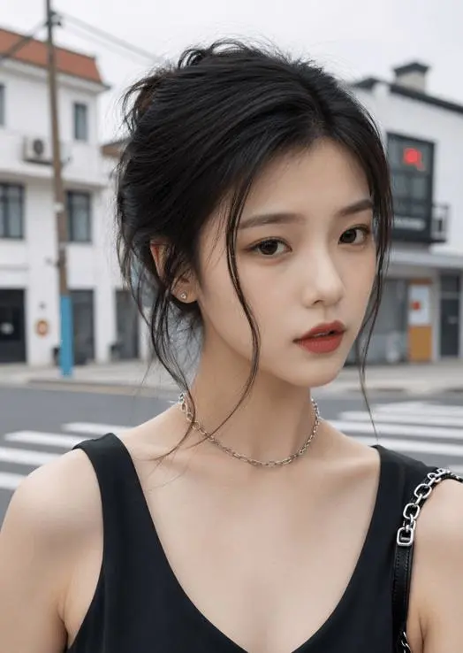 Official Qwen-Image-2.1 portrait-fidelity example two input