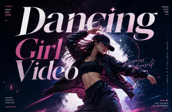 video de chica bailando por WeShop AI