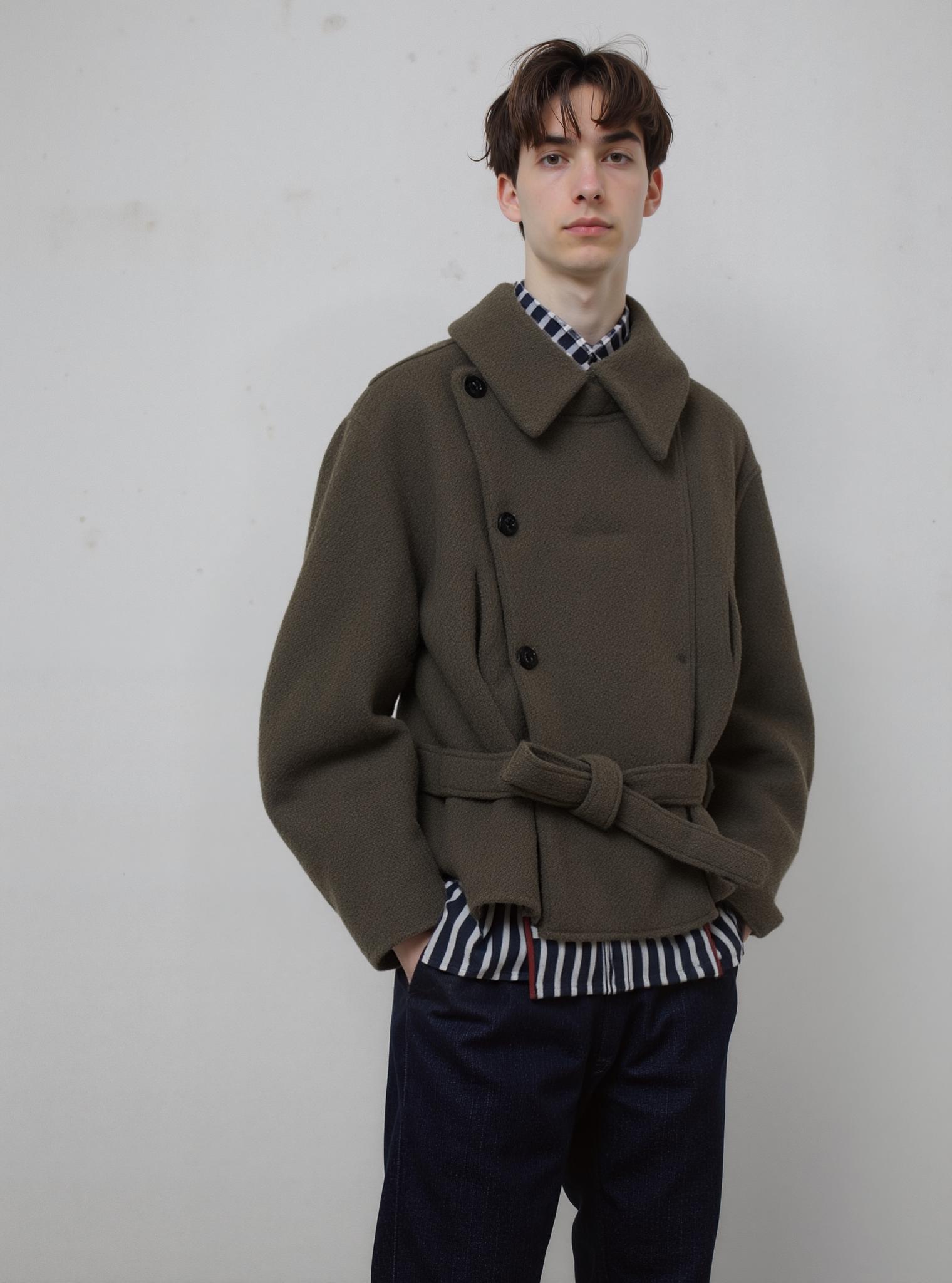 Portrait with detailed edge preservation after remove background by WeShop AI