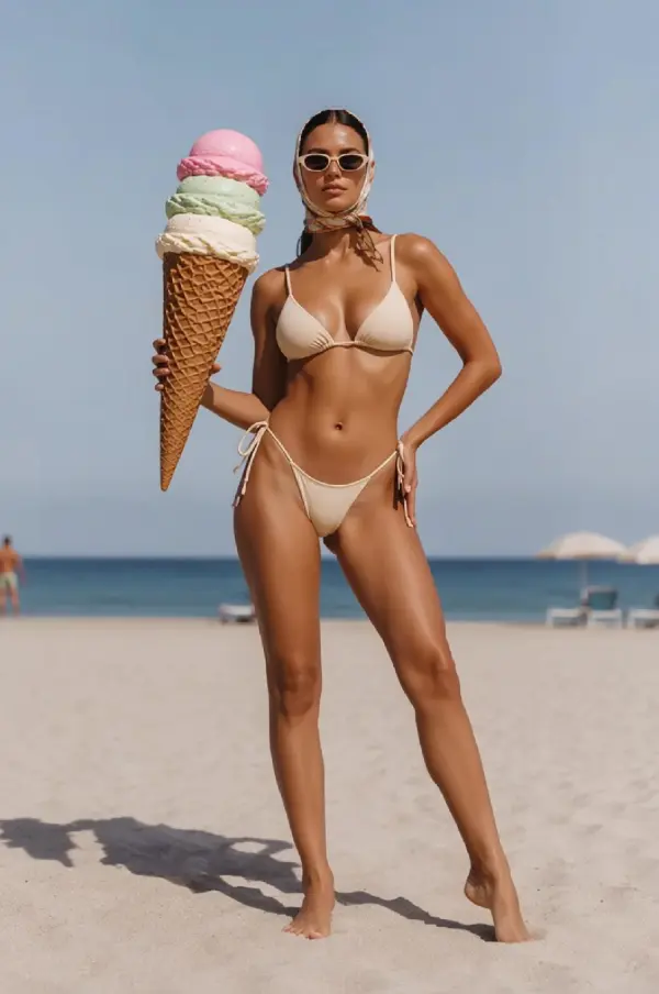 ai bikini model by weshop ai