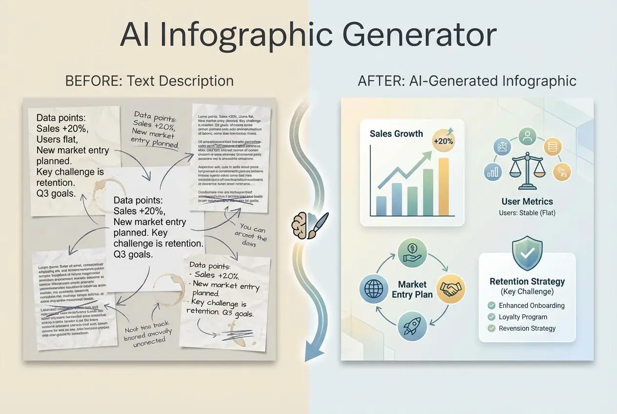 ai infographic generator by weshop ai 