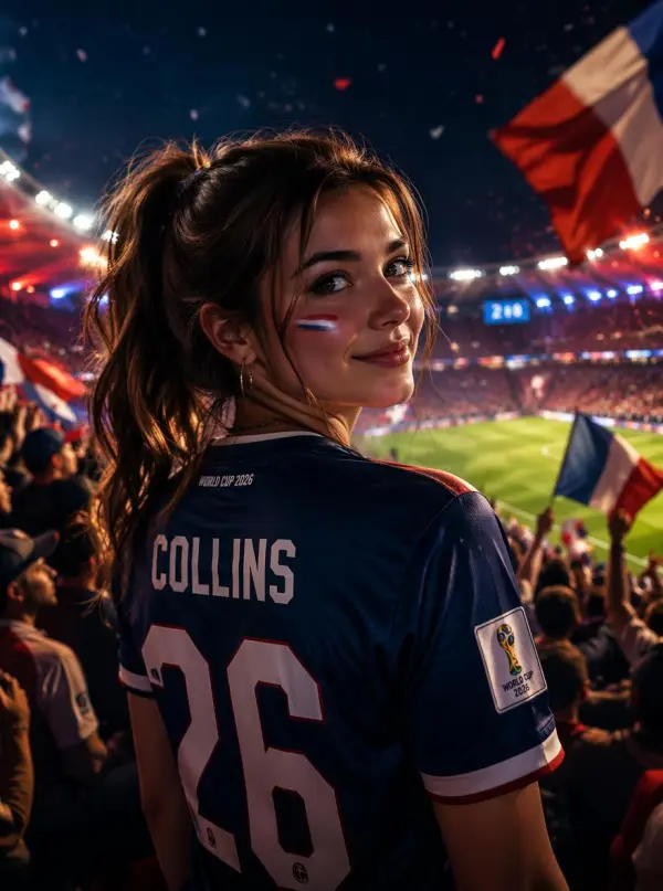 world cup fan poster by weshop ai