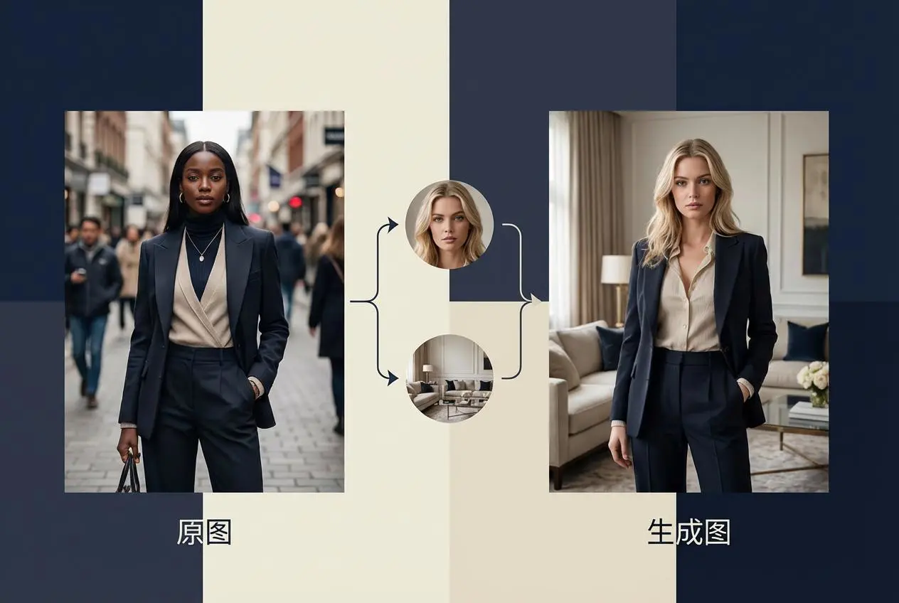 swap face & bg by weshop ai