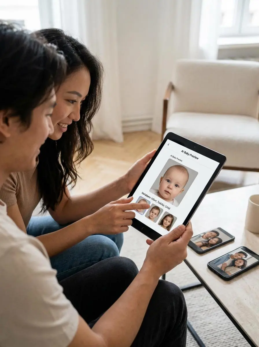 baby face generator by weshop ai