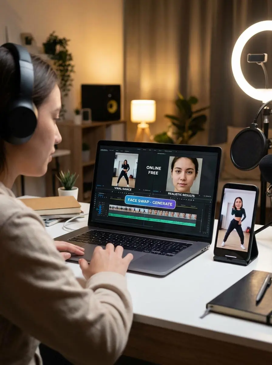 replace face in video by weshop ai