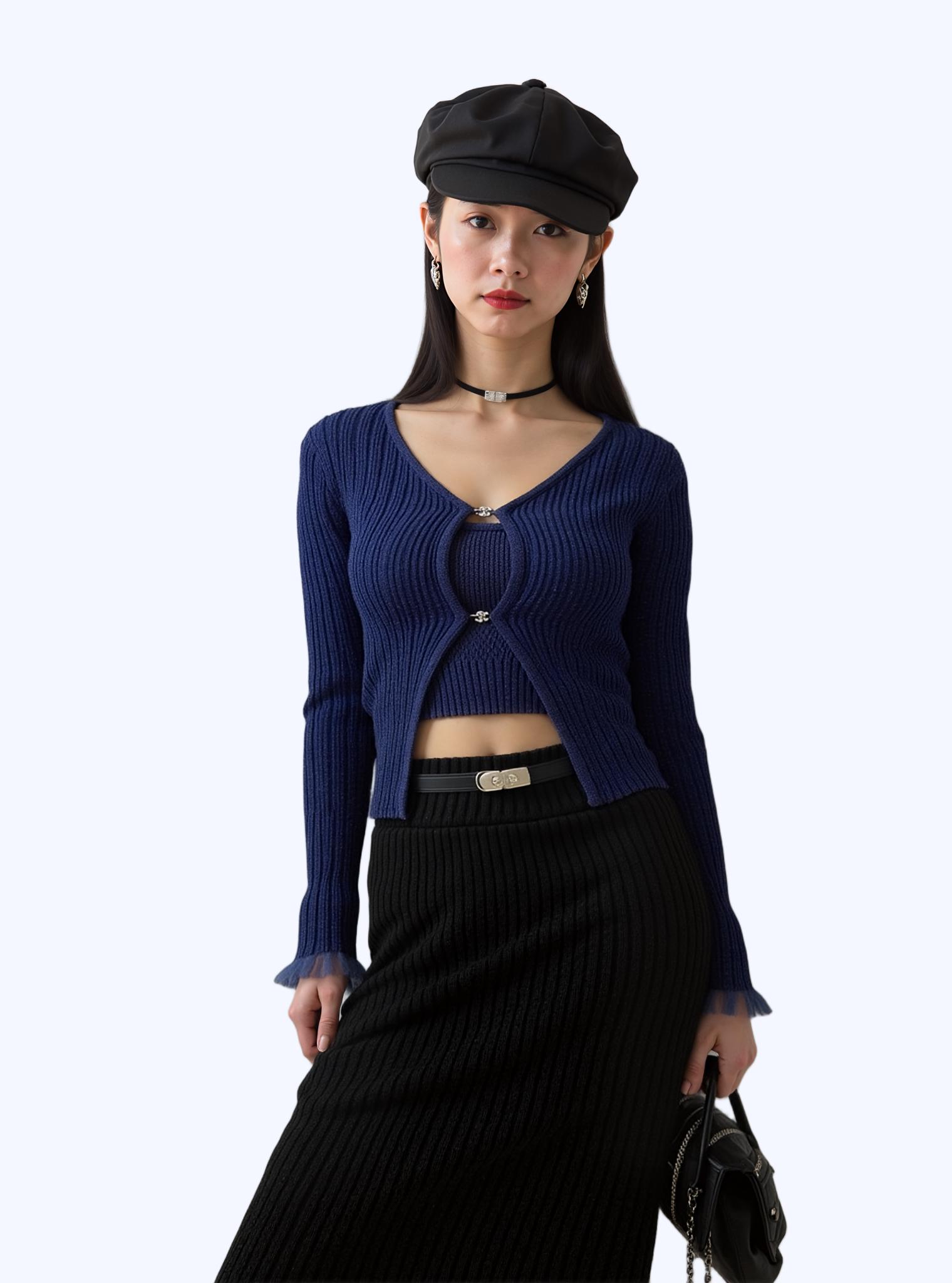 Clean background removed fashion model result by WeShop AI