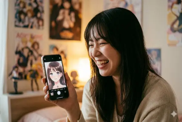 filtro de anime por WeShop AI