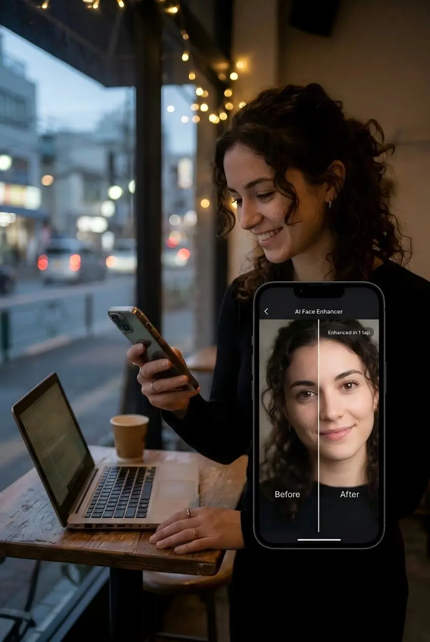 ai face enhancer by weshop ai