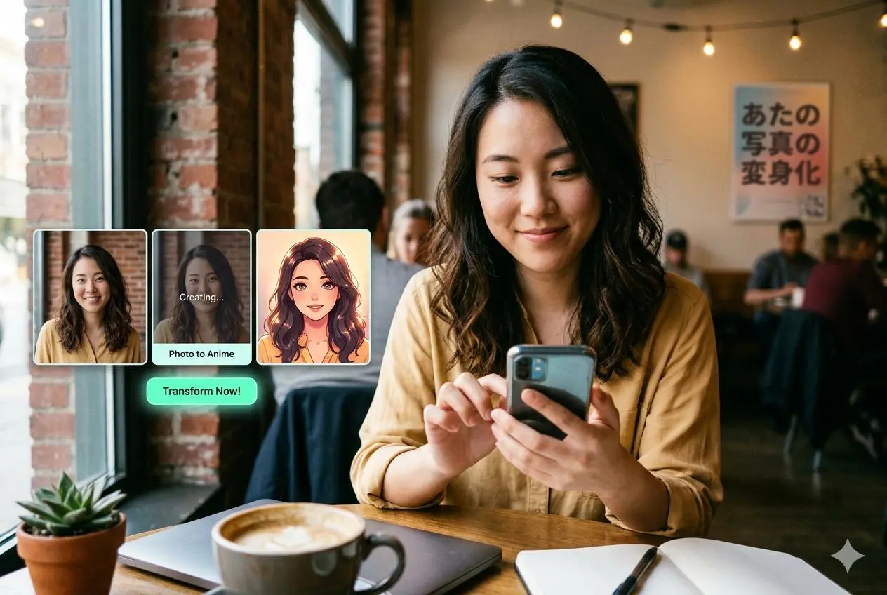 photo to anime by weshop ai