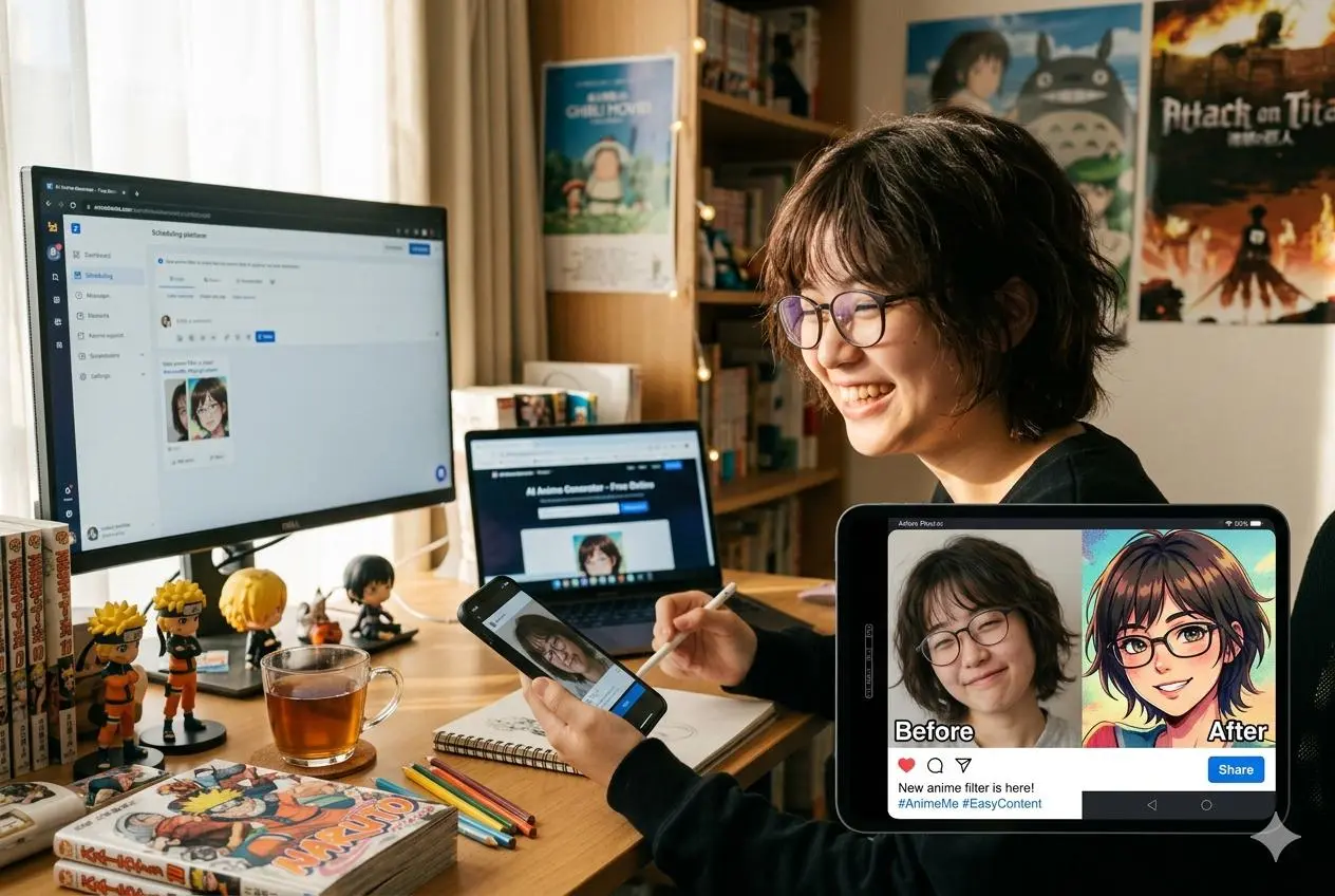 generator anime ai oleh weshop ai