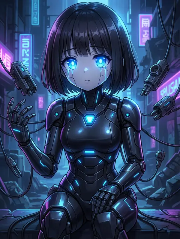 由 WeShop AI 生成的杀手无人机 OC