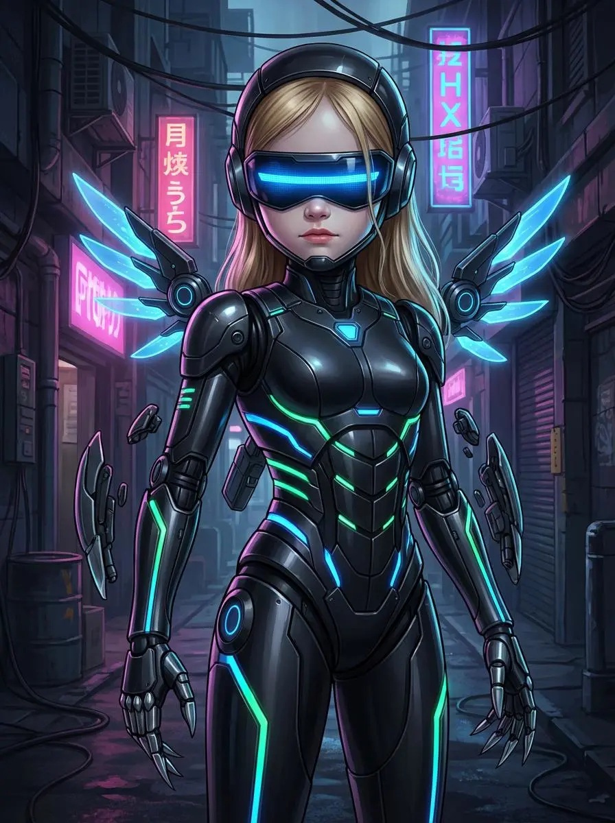 murder drones oc by weshop ai