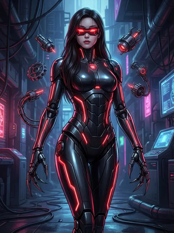 murder drone oc maker by weshop ai