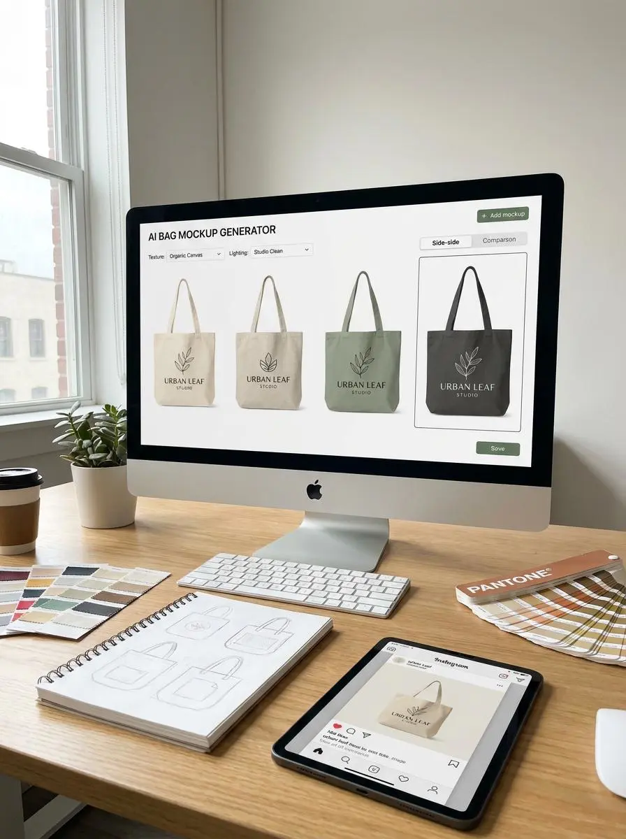 ai handbags generator by weshop ai