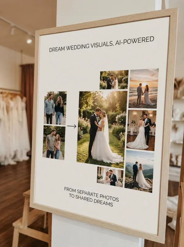 générateur de photo de mariage ia par weshop ai