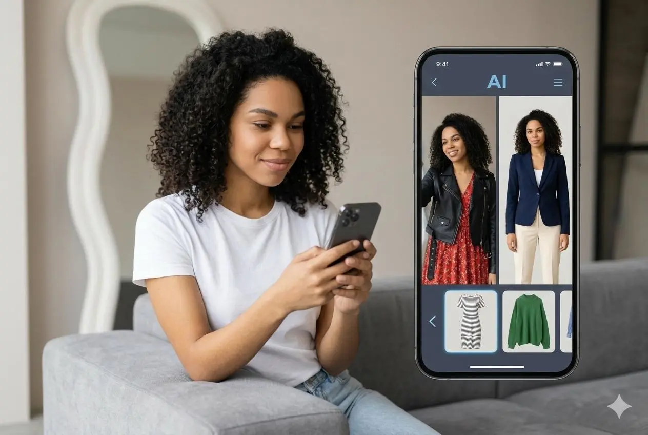 espelho virtual por WeShop AI