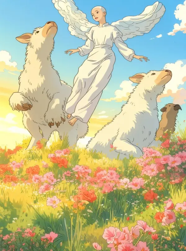 ghibli art create by weshop ai 