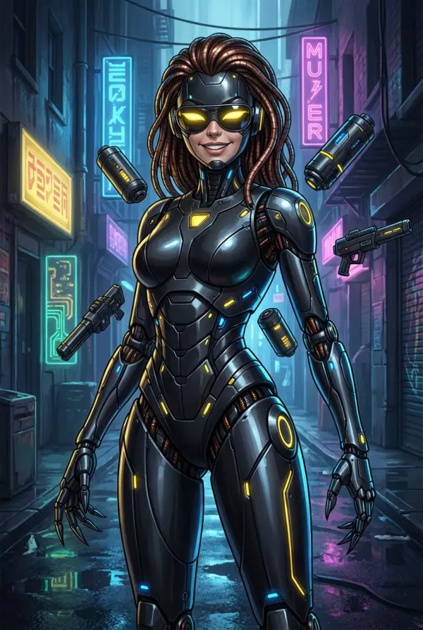 murder drone oc maker by weshop ai