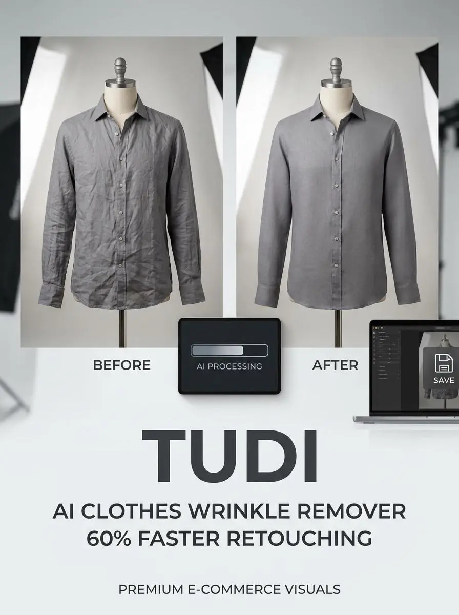 removedor de rugas de roupas por weshop ai