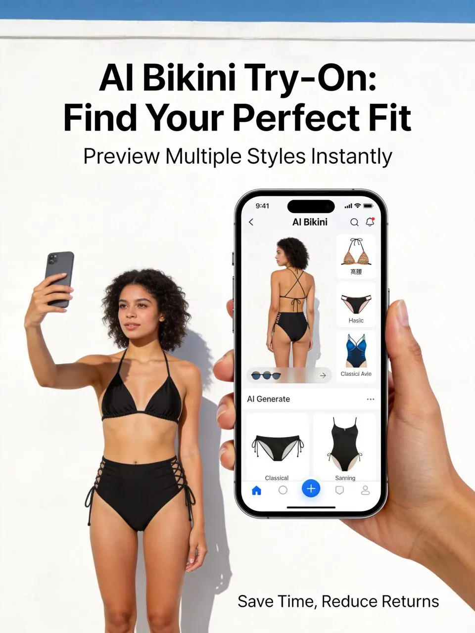 ai bikini try on by weshop ai