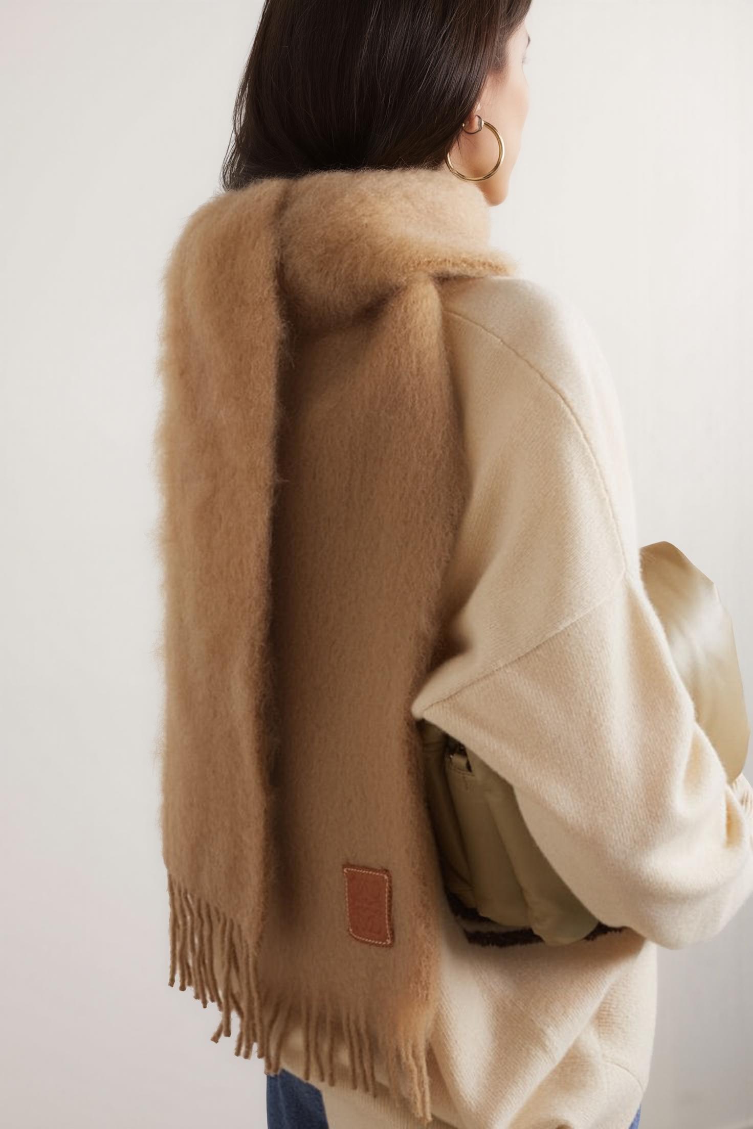 AI-enhanced fashion image with preserved fabric texture by WeShop AI photo quality enhancer