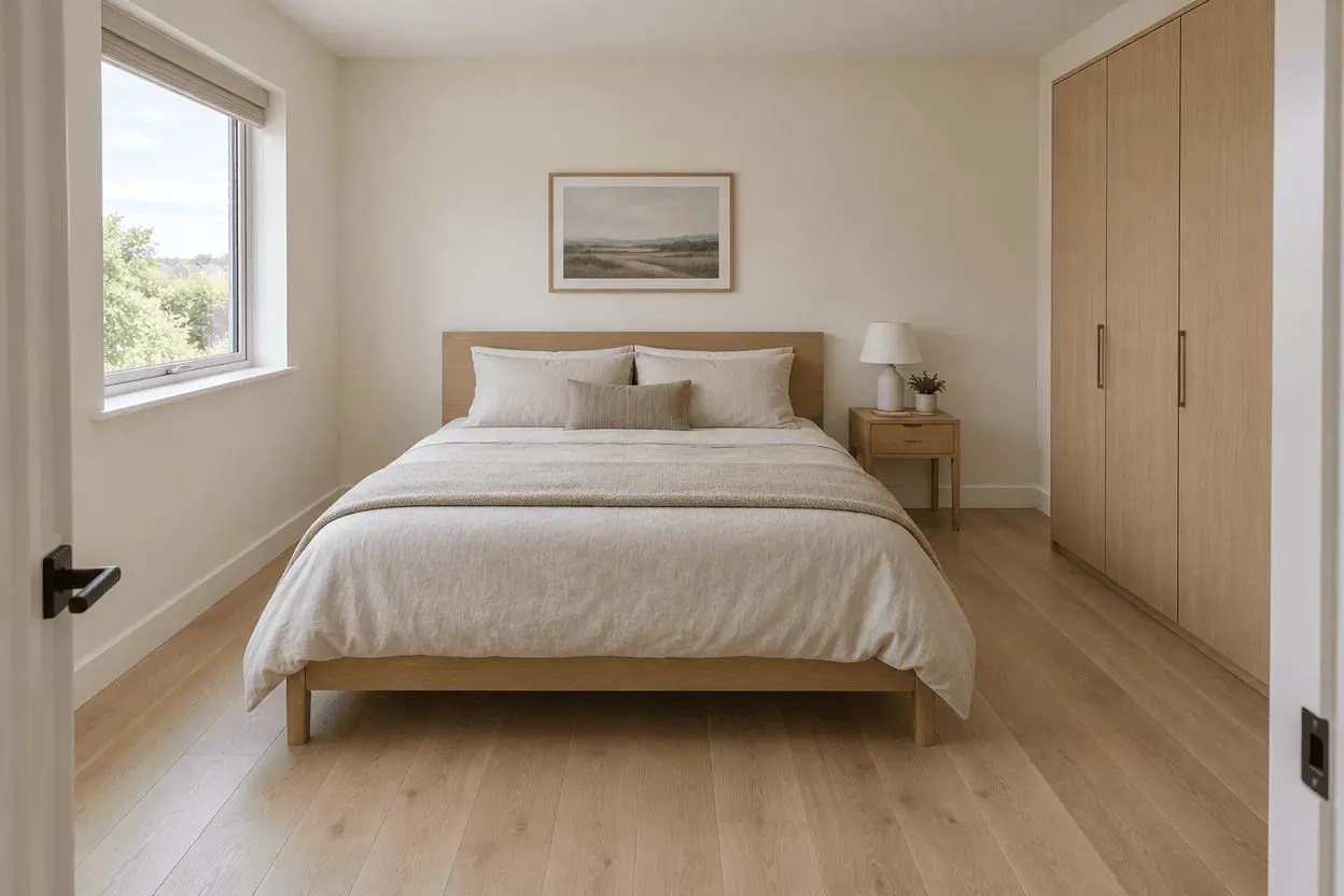 Synthetic reference input for haunted room transformation