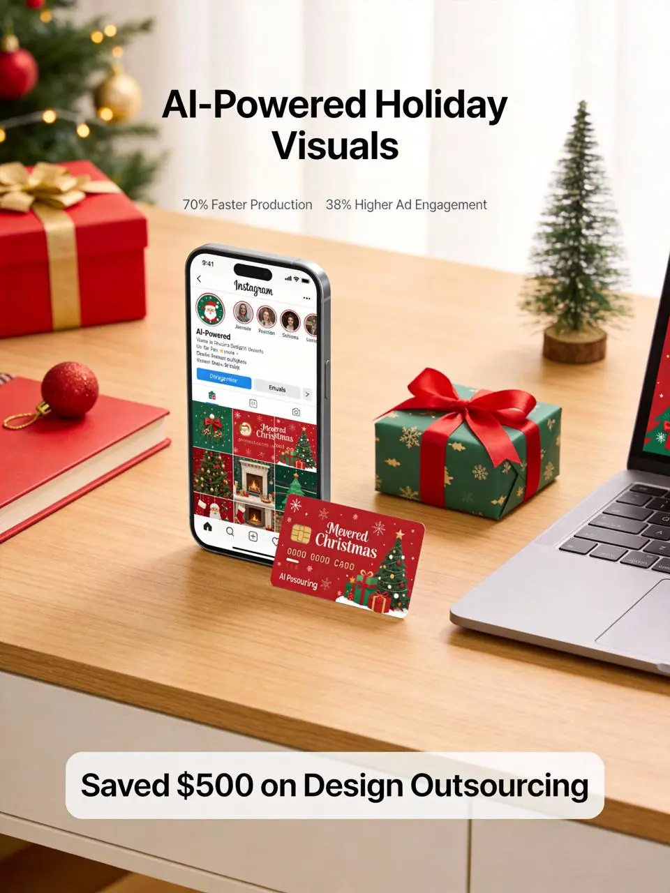 filtro de natal com ia por weshop ai