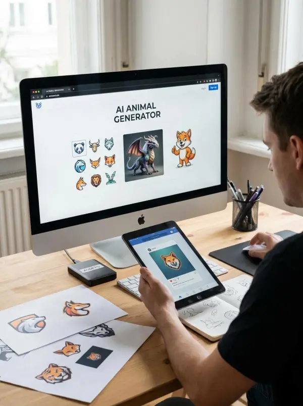 gerador de animais por weshop ai