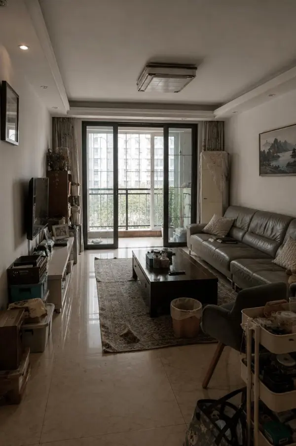 living room design by weshop ai