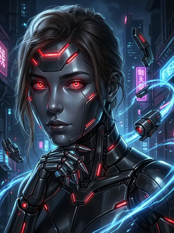 murder drone oc maker by weshop ai