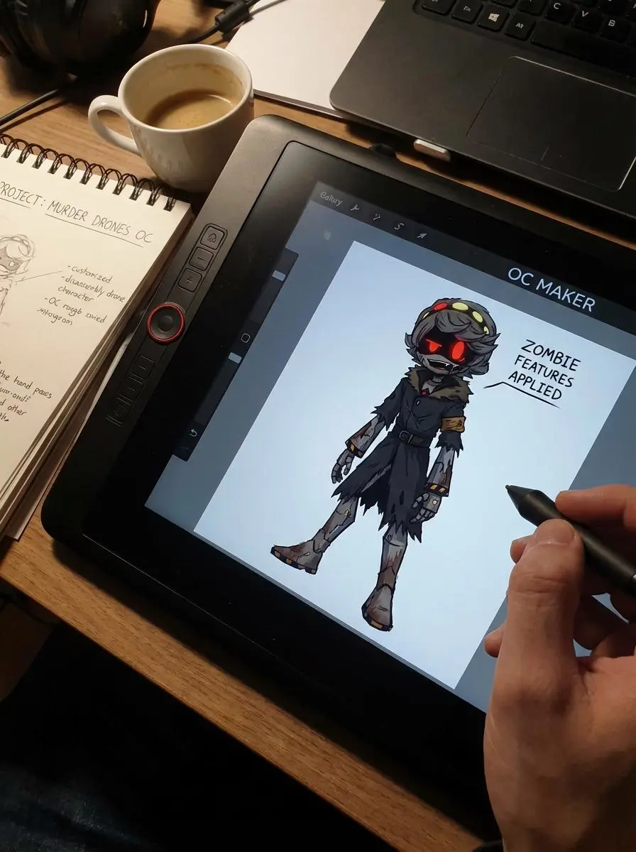 murder drones oc by weshop ai